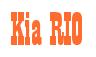 Rendering -Kia RIO - using Bill Board