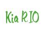 Rendering -Kia RIO - using Memo