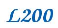 Rendering -L200 - using Zapf Chancery