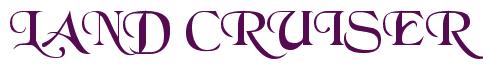 Rendering -LAND CRUISER - using Black Chancery