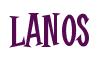 Rendering -LANOS - using Cooper Latin