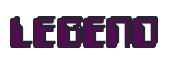 Rendering -LEGEND - using Computer Font