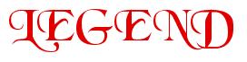 Rendering -LEGEND - using Black Chancery