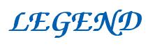Rendering -LEGEND - using Zapf Chancery