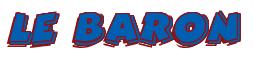 Rendering -LE BARON - using Comic Strip