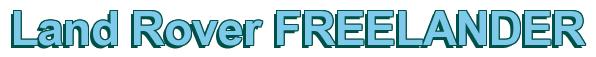 Rendering -Land Rover FREELANDER - using Arial Bold