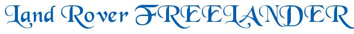 Rendering -Land Rover FREELANDER - using Black Chancery