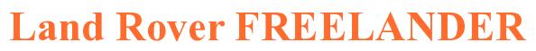 Rendering -Land Rover FREELANDER - using Times New Roman Bold