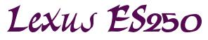 Rendering -Lexus ES250 - using Braveheart