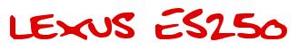Rendering -Lexus ES250 - using Fatboy Slim