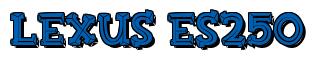 Rendering -Lexus ES250 - using FinkBold