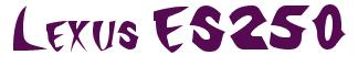 Rendering -Lexus ES250 - using Slasher