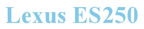 Rendering -Lexus ES250 - using Times New Roman Bold