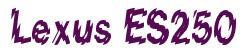 Rendering -Lexus ES250 - using Nervous