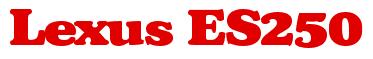 Rendering -Lexus ES250 - using Broadside