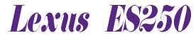 Rendering -Lexus ES250 - using Floral 