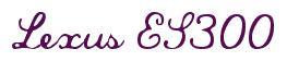 Rendering -Lexus ES300 - using Commercial Script
