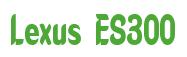 Rendering -Lexus ES300 - using Callimarker