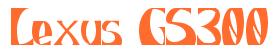 Rendering -Lexus GS300 - using IndiosBravos