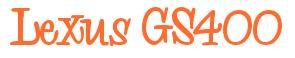 Rendering -Lexus GS400 - using Whoa Whoa