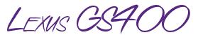 Rendering -Lexus GS400 - using Speed Stroke