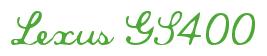 Rendering -Lexus GS400 - using Commercial Script