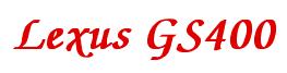 Rendering -Lexus GS400 - using Zapf Chancery