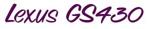 Rendering -Lexus GS430 - using Hot Rod
