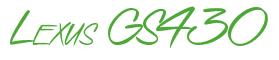 Rendering -Lexus GS430 - using Speed Stroke