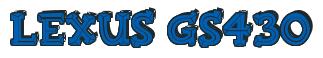 Rendering -Lexus GS430 - using FinkBold