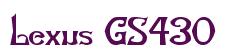 Rendering -Lexus GS430 - using Manchuria