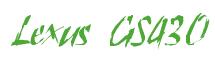 Rendering -Lexus GS430 - using Scratch
