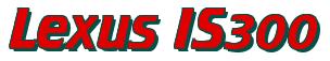 Rendering -Lexus IS300 - using Cruiser