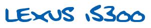 Rendering -Lexus IS300 - using Fatboy Slim