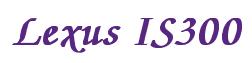 Rendering -Lexus IS300 - using Zapf Chancery