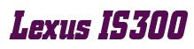 Rendering -Lexus IS300 - using Boroughs