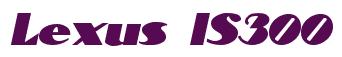 Rendering -Lexus IS300 - using Constantine