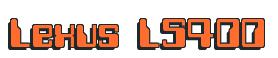 Rendering -Lexus LS400 - using Computer Font