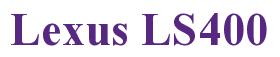 Rendering -Lexus LS400 - using Times New Roman Bold