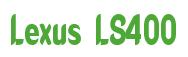 Rendering -Lexus LS400 - using Callimarker