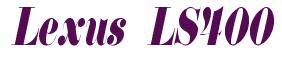 Rendering -Lexus LS400 - using Floral 