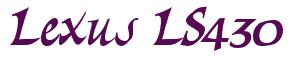 Rendering -Lexus LS430 - using Braveheart