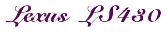 Rendering -Lexus LS430 - using Elegant