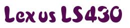 Rendering -Lexus LS430 - using Reflex