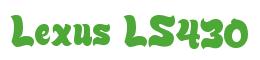 Rendering -Lexus LS430 - using Fink Brush