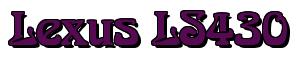 Rendering -Lexus LS430 - using Romaneste