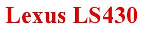 Rendering -Lexus LS430 - using Times New Roman Bold