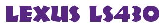Rendering -Lexus LS430 - using Informal