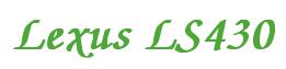Rendering -Lexus LS430 - using Zapf Chancery
