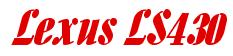 Rendering -Lexus LS430 - using Aloe
